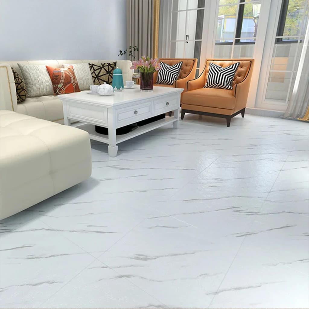 Piso Vinílico Autoadhesivo White Carrara Matt 1,5mm