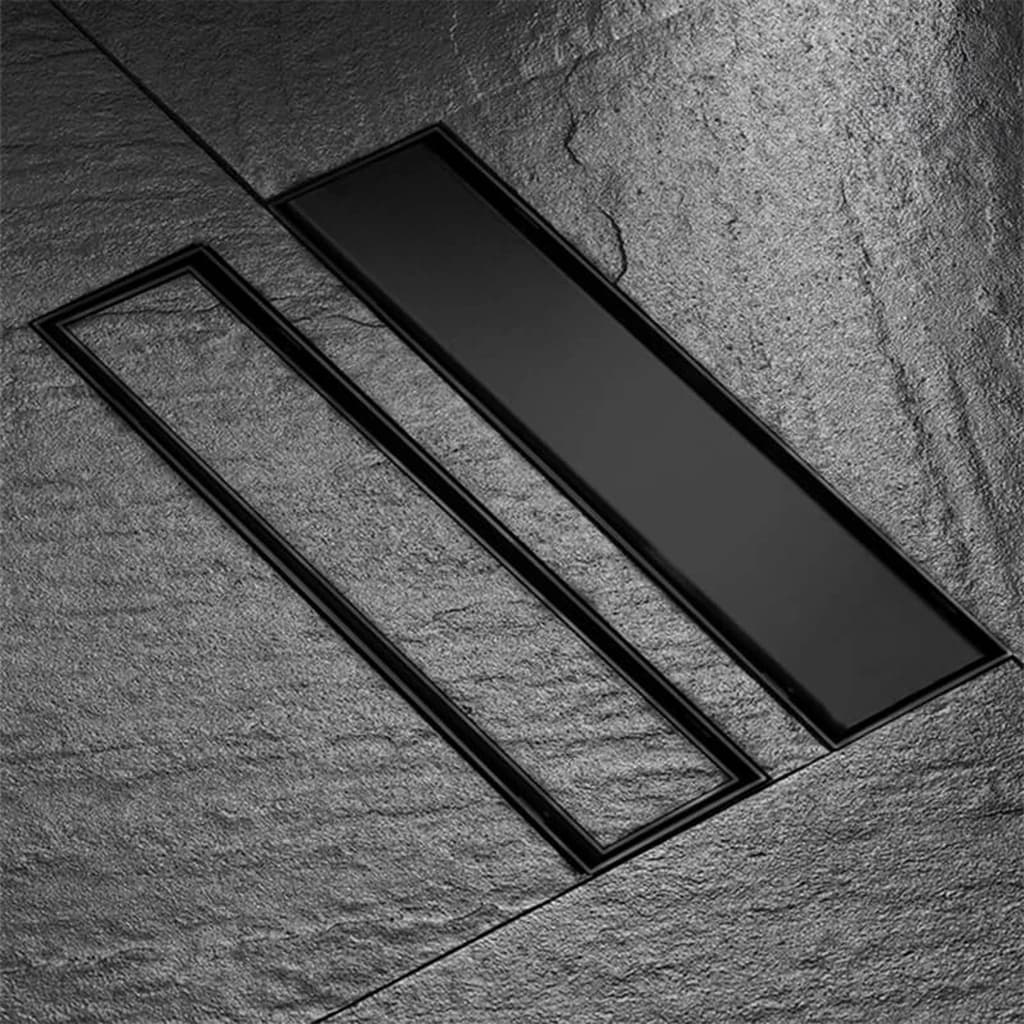 Rejilla Lineal Reversible Black 6,8cm x 30cm S-T030FX