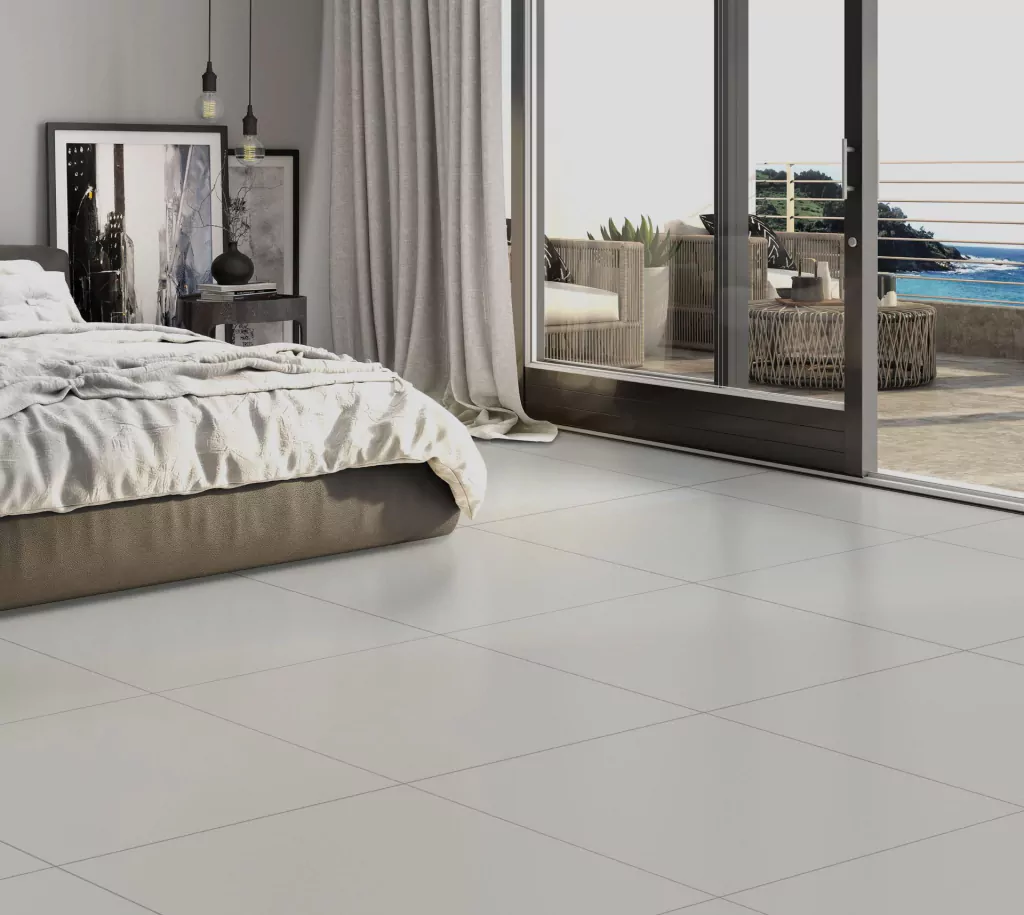 Piso Porcelánico Rectificado Absolut Gris Plus (60 x 60 cm)